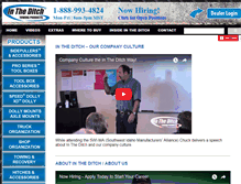 Tablet Screenshot of intheditch.com